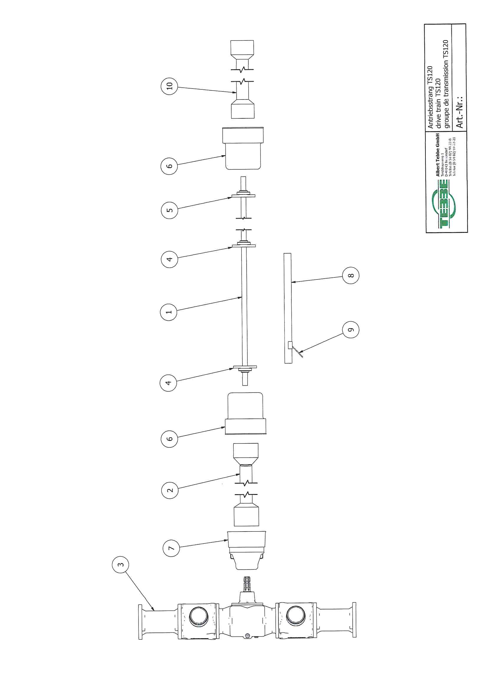 Aandrijflijn TS120